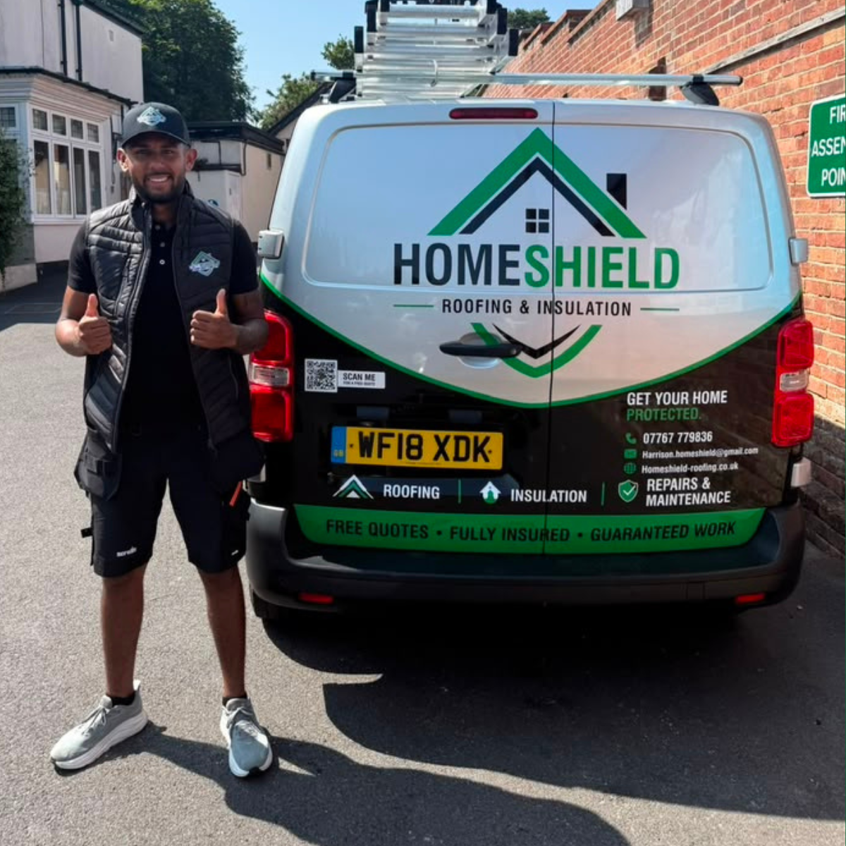 Harrison Guscott, owner of Homeshield Roofing & Insulation Ltd